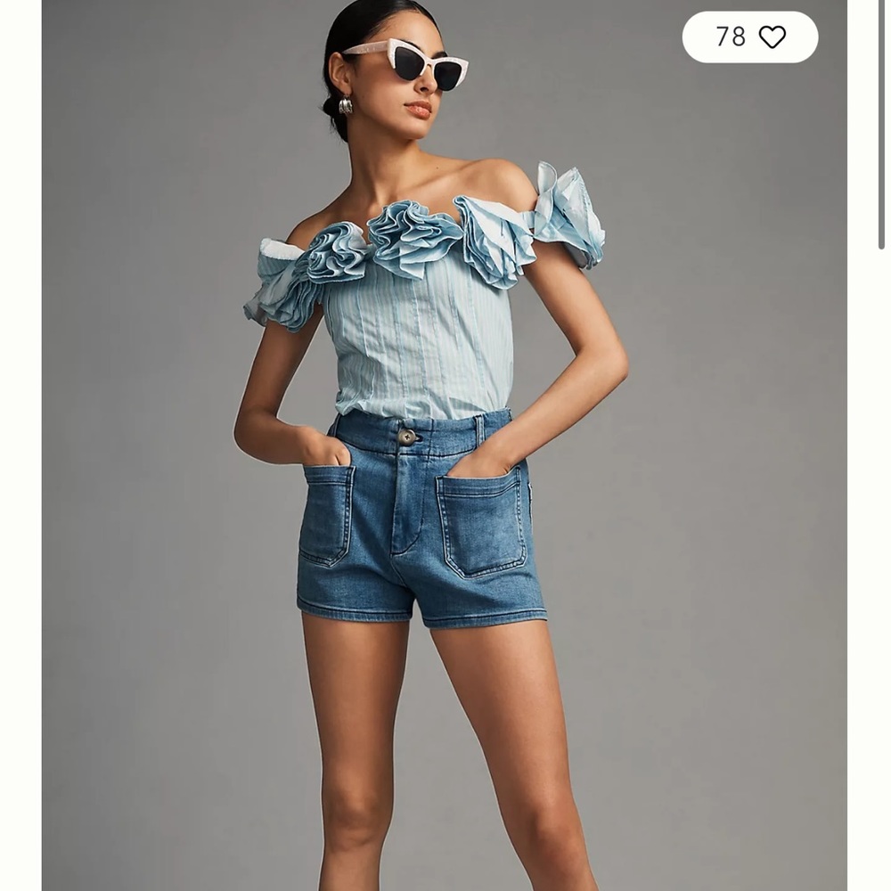 Anthropologie Maeve the Colette denim shorts